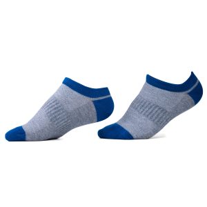 جوراب جوپا زیر قوزکی - خاکستری میکس آبی