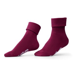 جوراب جوپا نیم ساق استپ دار - زرشکی