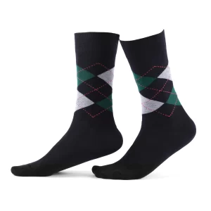 جوراب جوپا ساقدار اسکاچ مردانه _ سیاه میکس سبز