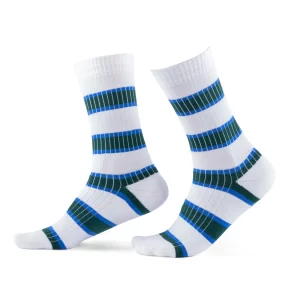 جوراب جوپا ساقدار حوله ای مردانه _ سفید میکس رنگی