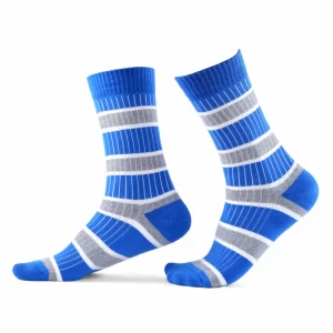 جوراب جوپا ساقدار حوله ای مردانه _ آبی میکس رنگی